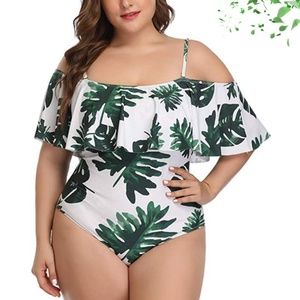 NEW | Plus Size Vintage Style swimsuit XL-4XL